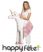 Costume à dos de licorne pour femme