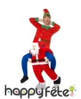 Costume à dos de père Noël, image 1