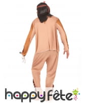 Costume adulte d'indien marron, image 3