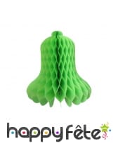 Cloche anis en papier alvéolé, 36cm