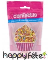 Confettis alimentaires étoiles de 100g, image 1