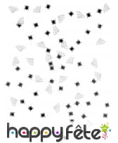Confettis araignées et toiles de table, image 1