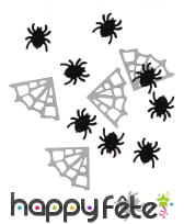 Confettis araignées et toiles de table, image 2