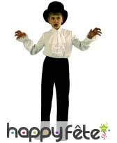 Chemise à jabot blanc