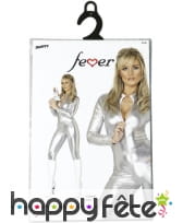 Combinaison argentée moulante, image 2