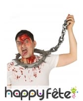 Collier à pic géant avec chaîne de 80 cm, adulte