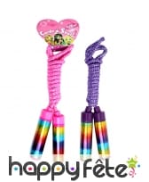 Corde à sauter avec manche pailleté