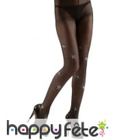 Collants avec toile d'araignee paillettée, image 1