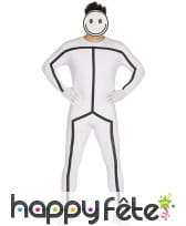 Costume bonhomme allumette pour adulte