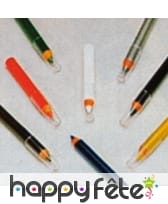 Crayon bois couleur bleu