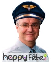 Casquette bleue de steward