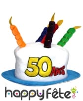 Chapeau bougies d'anniversaire, image 6