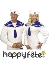 Col bleu de marin avec chapeau, image 2