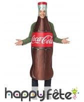 Costume bouteille de Coca-Cola