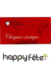 Coupons Banque de l amour, chèque érotique