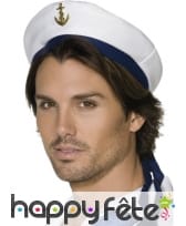 Chapeau blanc marin