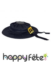 Chapeau breton noir en carton
