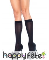 Chaussettes bas noirs opaques