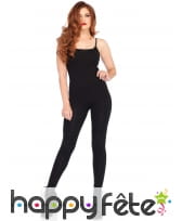 Combinaison body noir moulant pour femme