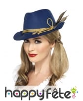 Chapeau bavarois Oktoberfest traditionnel, image 1