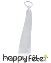 Cravate blanche réglable