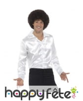 Chemise blanche style 60's pour homme