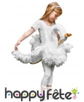 Cygne blanc sur bretelles pour enfant