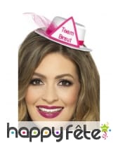 Chapeau blanc team braut