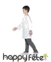 Costume blanc uni de petit ange, image 1