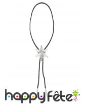 Collier country argenté de shérif, image 1