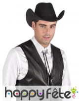 Collier country argenté de shérif