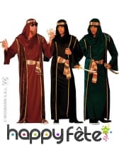 Costume chef arabe velours