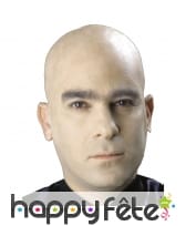 Crâne chauve beige en latex