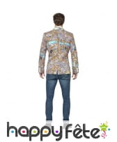 Costume cravate carte de Londres imprimée, image 2