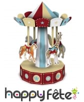 Carrousel centre de table vintage thème Cirque