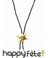Collier cravate de shériff