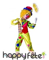 Costume coloré de petit clown avec motifs, image 2