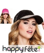 Casquette clous et sequins