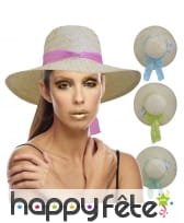 Chapeau chicago en feuilles de palmier