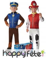 Costumes Chase et Marcus pour enfant,coffret