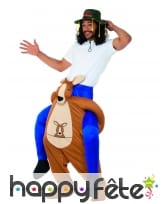 Costume carry me de kangourou pour adulte, image 1