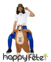 Costume carry me de kangourou pour adulte