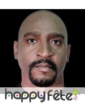 Crâne chauve marron en latex