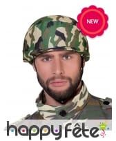 Casque camouflage taille adulte, image 1