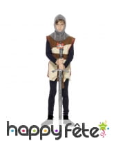 Costume chevalier - tunique et cagoule