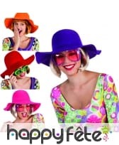 Capeline de 60cm en feutrine souple