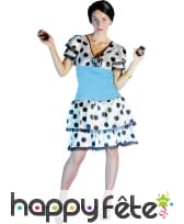 Costume d'Andalouse bleue