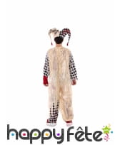 Costume d'arlequin tâché de sang pour homme, image 2