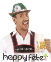 Chapeau de bavarois avec marguerite