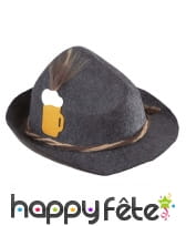 Chapeau de bavarois décoré d'une bière, image 1